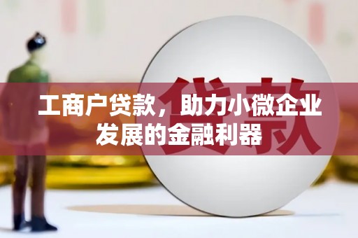 舞钢工商户贷款，助力小微企业发展的金融利器