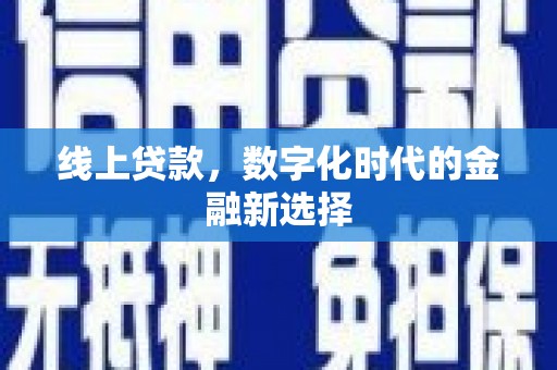 舞钢线上贷款，数字化时代的金融新选择