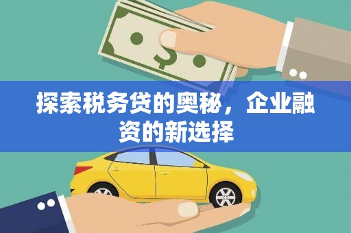 舞钢探索税务贷的奥秘，企业融资的新选择