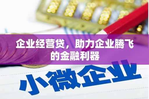 舞钢企业经营贷，助力企业腾飞的金融利器