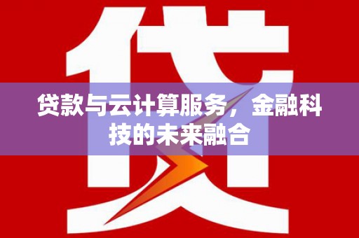 舞钢贷款与云计算服务，金融科技的未来融合