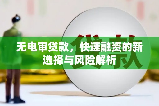 舞钢无电审贷款，快速融资的新选择与风险解析