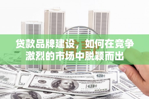 舞钢贷款品牌建设，如何在竞争激烈的市场中脱颖而出