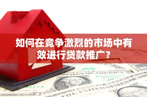 舞钢如何在竞争激烈的市场中有效进行贷款推广？