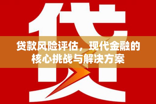 舞钢贷款风险评估，现代金融的核心挑战与解决方案
