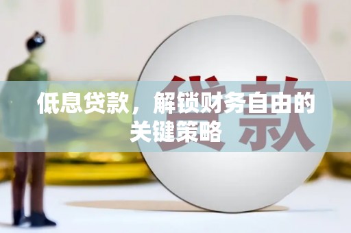 舞钢低息贷款，解锁财务自由的关键策略