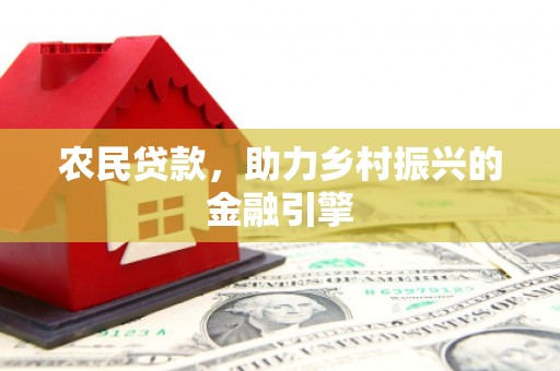 舞钢农民贷款，助力乡村振兴的金融引擎