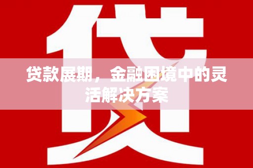 舞钢贷款展期，金融困境中的灵活解决方案