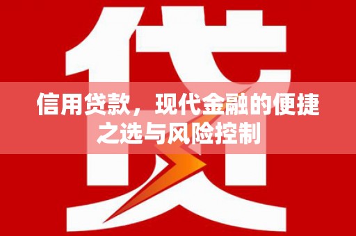 舞钢信用贷款，现代金融的便捷之选与风险控制