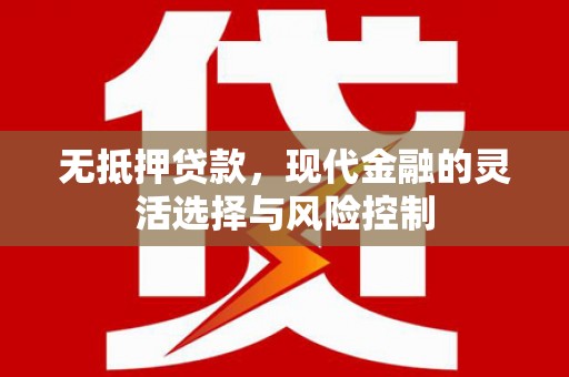 舞钢无抵押贷款，现代金融的灵活选择与风险控制