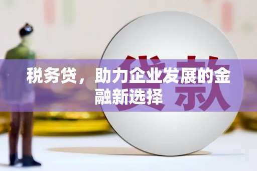 舞钢税务贷，助力企业发展的金融新选择