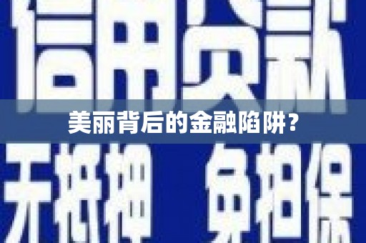 舞钢美丽背后的金融陷阱？