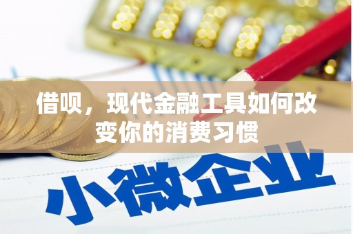 舞钢借呗，现代金融工具如何改变你的消费习惯