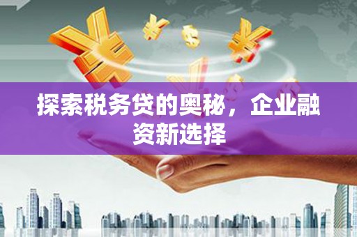 舞钢探索税务贷的奥秘，企业融资新选择