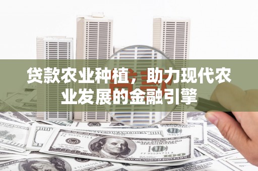 舞钢贷款农业种植，助力现代农业发展的金融引擎