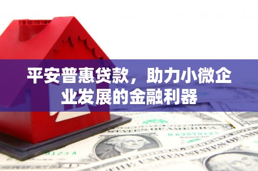 舞钢平安普惠贷款，助力小微企业发展的金融利器