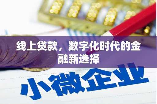 舞钢线上贷款，数字化时代的金融新选择