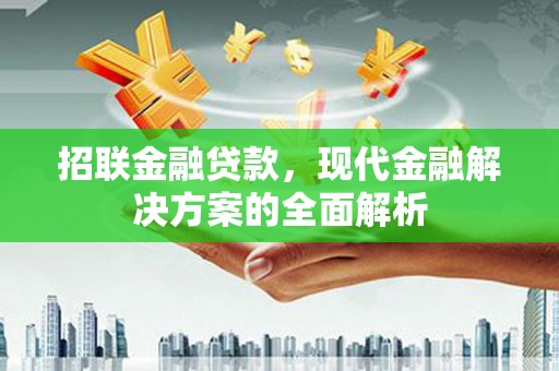 舞钢招联金融贷款，现代金融解决方案的全面解析