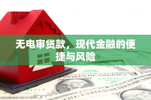 舞钢无电审贷款，现代金融的便捷与风险