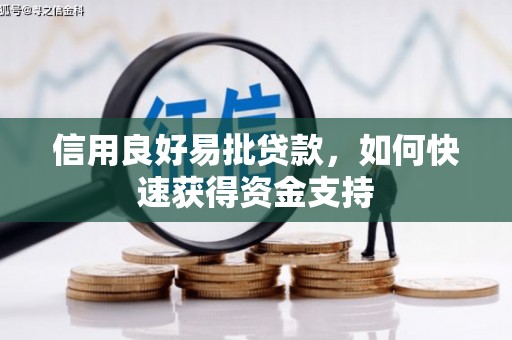 舞钢信用良好易批贷款，如何快速获得资金支持