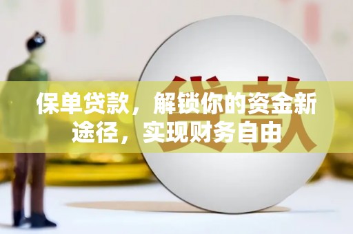 舞钢保单贷款，解锁你的资金新途径，实现财务自由