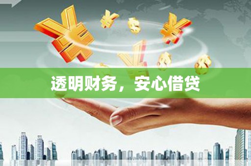 舞钢透明财务，安心借贷
