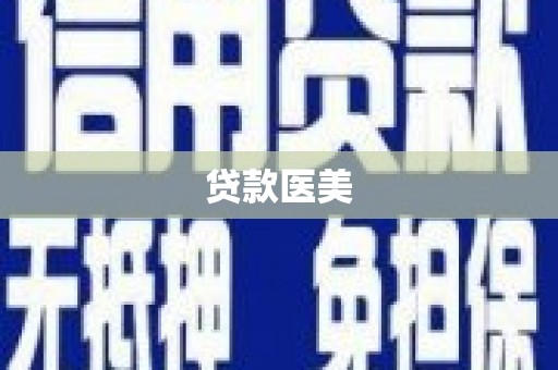 舞钢贷款医美